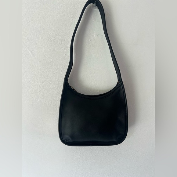 Coach Ergo Mini Zip 9020 Vintage 1997 Small Black Shoulder Bag Authentic - Picture 8 of 13